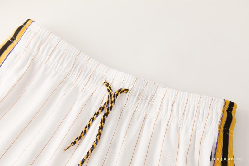 26/27 مانشستر يونايتد - قميص أبيض بأكمام قصيرة + شورت كرة قدم