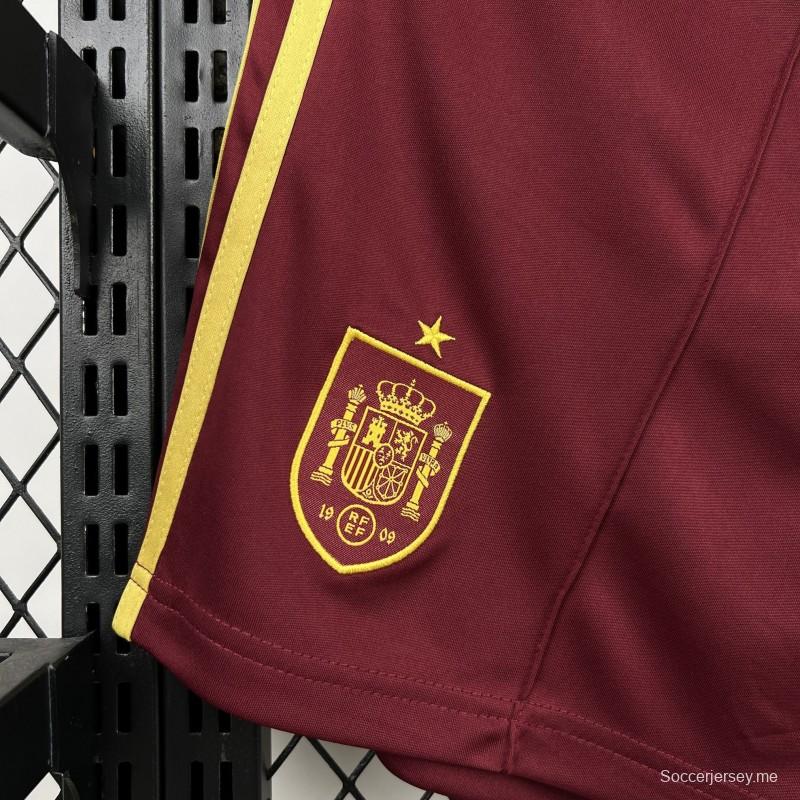 شورت إسبانيا للرجال للمباريات الخارجية في كأس العالم 2026