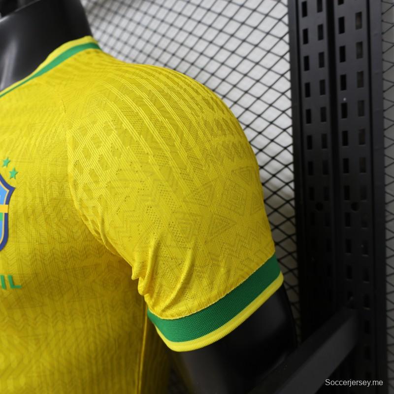 قميص اللاعب الإصدار 2026، قميص البرازيل الأصفر للعب على أرضها، إصدار خاص