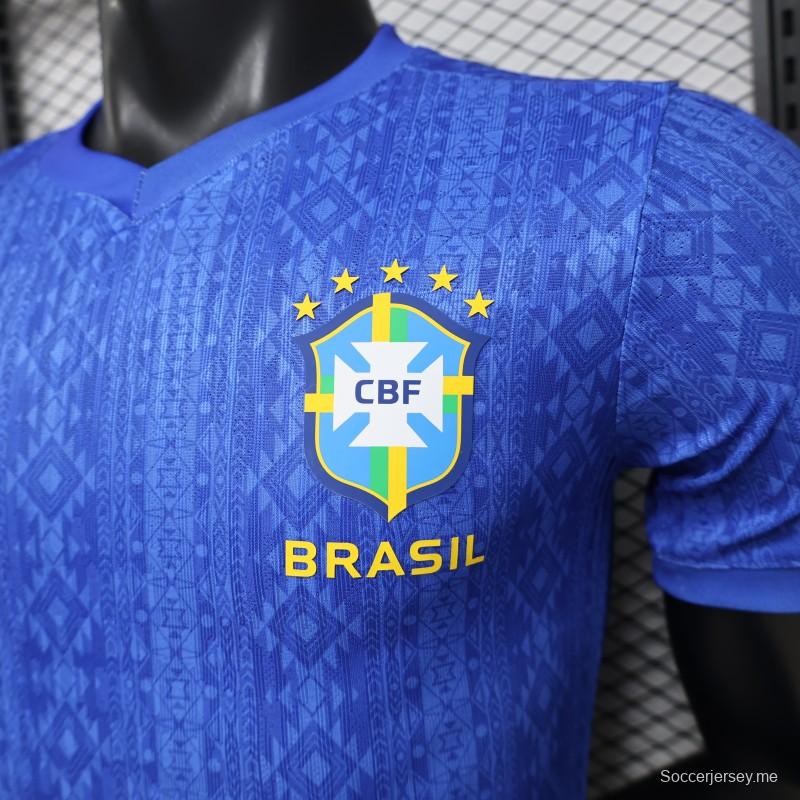 قميص اللاعب الإصدار 2026، النسخة الخاصة باللون الأزرق لانتخابات البرازيل