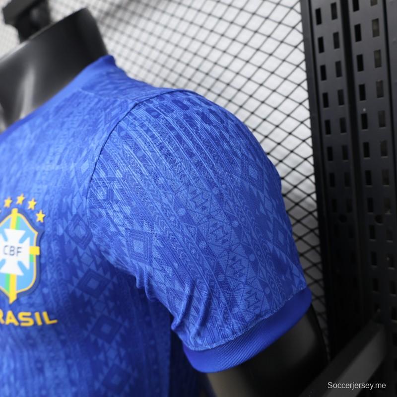 قميص اللاعب الإصدار 2026، النسخة الخاصة باللون الأزرق لانتخابات البرازيل