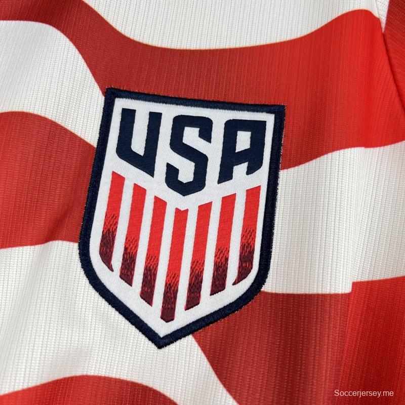 قميص المنتخب الأمريكي للمباريات على أرضه في كأس العالم 2026