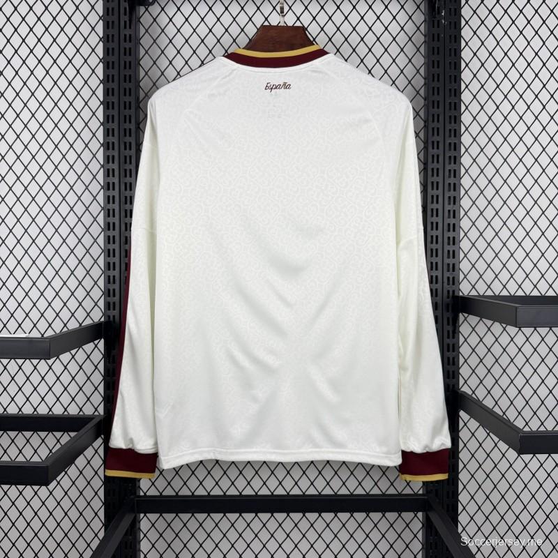 قميص إسبانيا للرجال ذو الأكمام الطويلة للمباريات الخارجية في كأس العالم 2026
