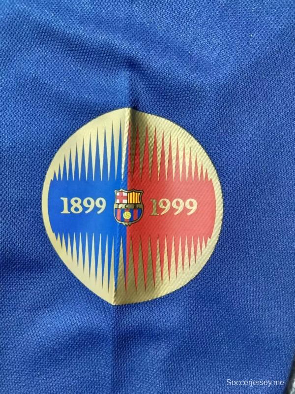 قميص برشلونة ذو الأكمام الطويلة "ريترو 1899/1999" بمناسبة الذكرى المئوية