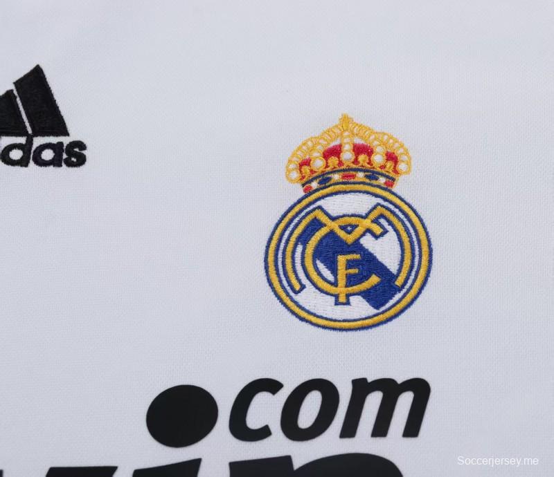 قميص ريال مدريد الرئيسي لموسم 2008/2009 بتصميم كلاسيكي
