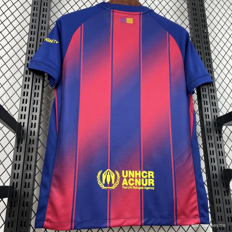 قميص برشلونة للرجال طراز 2025/26 بالتعاون مع أوليفيا رودريغو، إصدار محدود