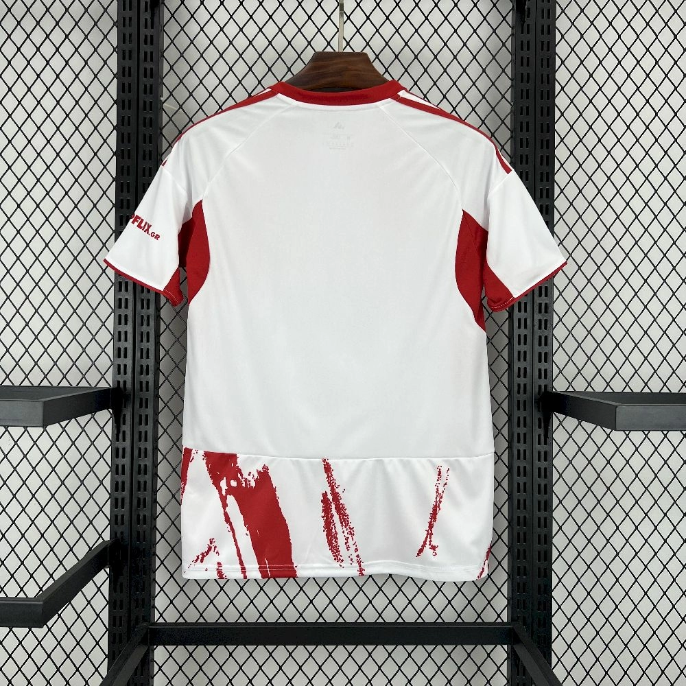 2025/26 قميص نادي أولمبياكوس اليوناني للرجال خارج الملعب