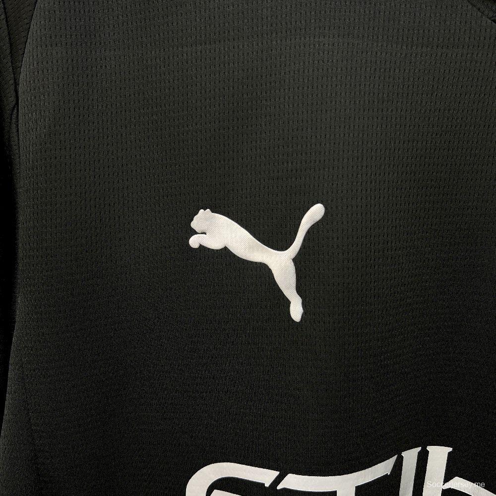 2025/26 قميص بأكمام طويلة الأكمام للرجال لمانشستر سيتي خارجي