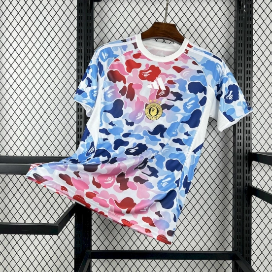 2025/26 قميص مموّه للرجال AD X BAPE كامو