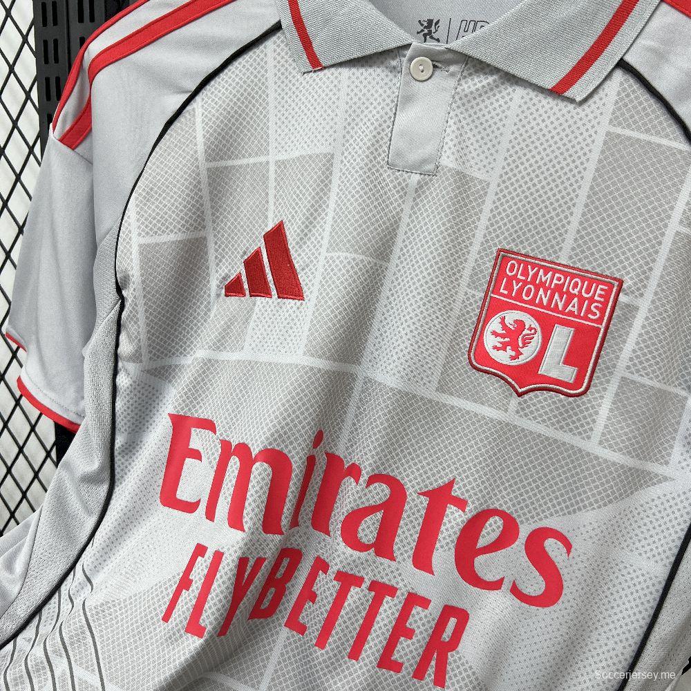 2025/26 قميص أولمبيك ليون الثالث للرجال 2025/26