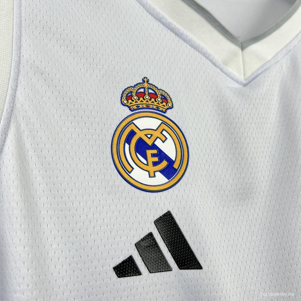 2025/25/26 قميص ريال مدريد لكرة السلة الرئيسي