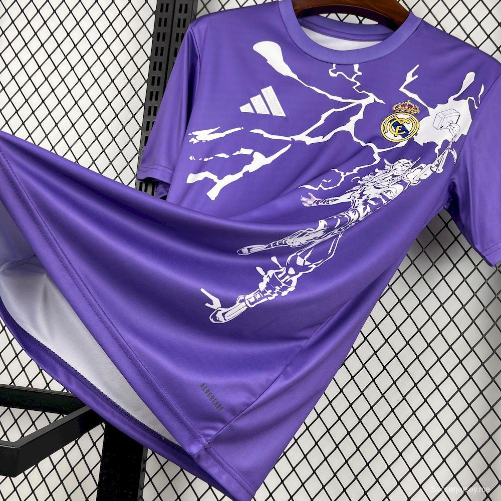 قميص ريال مدريد للرجال لموسم 2025/2026 قبل المباريات