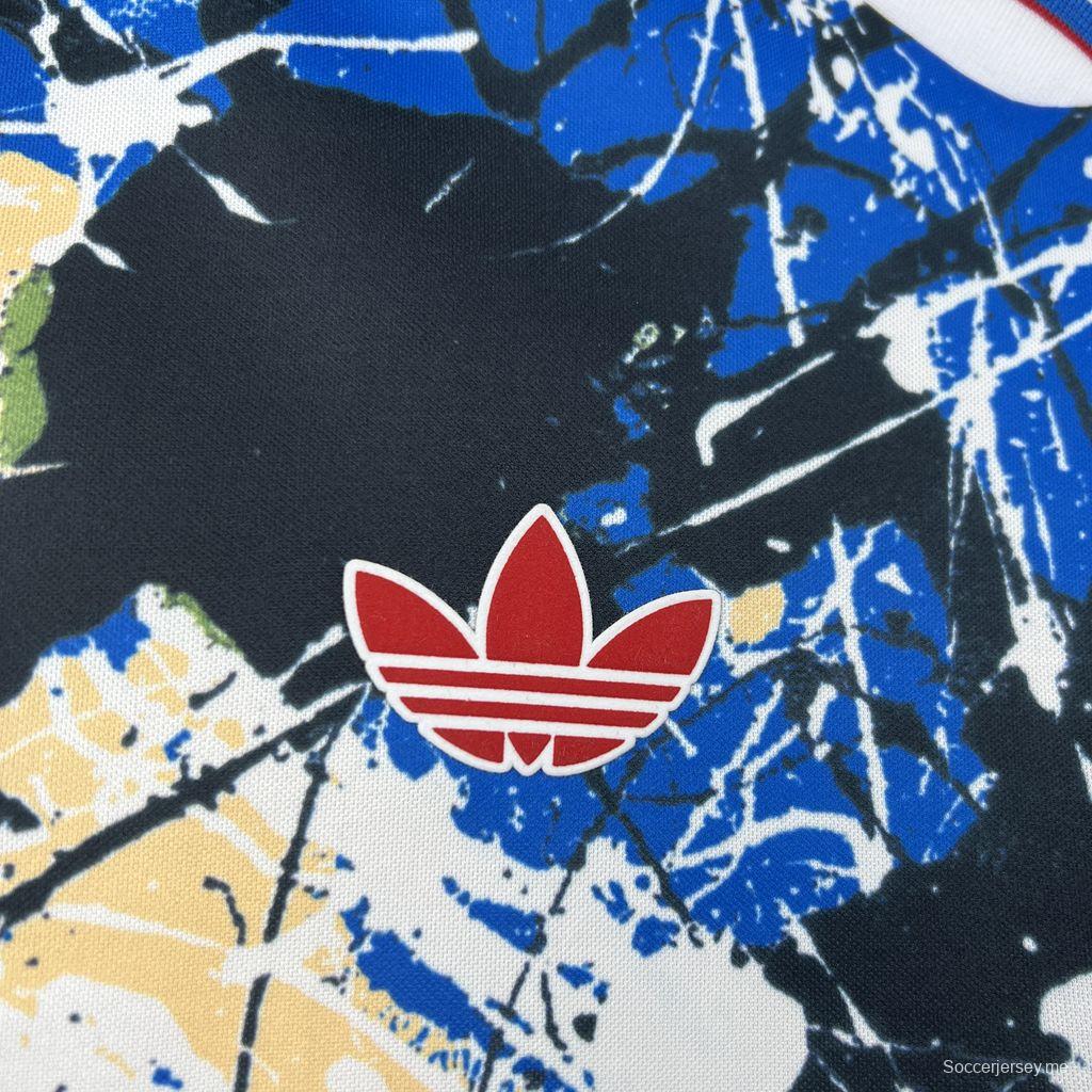 قميص مانشستر يونايتد × ستون روزز بأكمام طويلة للرجال لموسم 2025/26