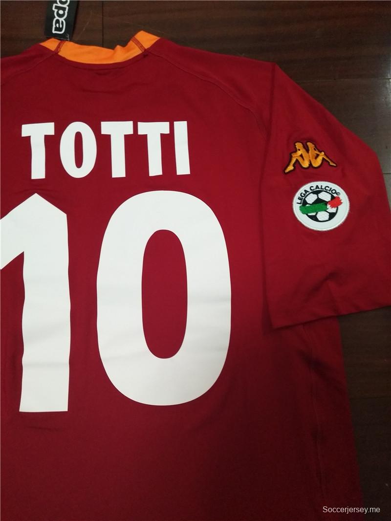 قميص روما 00/01 ريترو 00/01 قميص نادي روما
