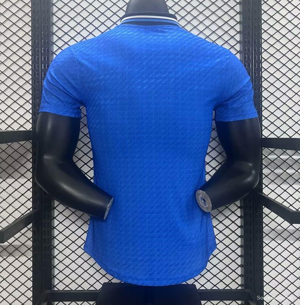 قميص أرجنتيني أزرق ريترو 1994 أزرق اللون أزرق قديم إصدار اللاعب 1994
