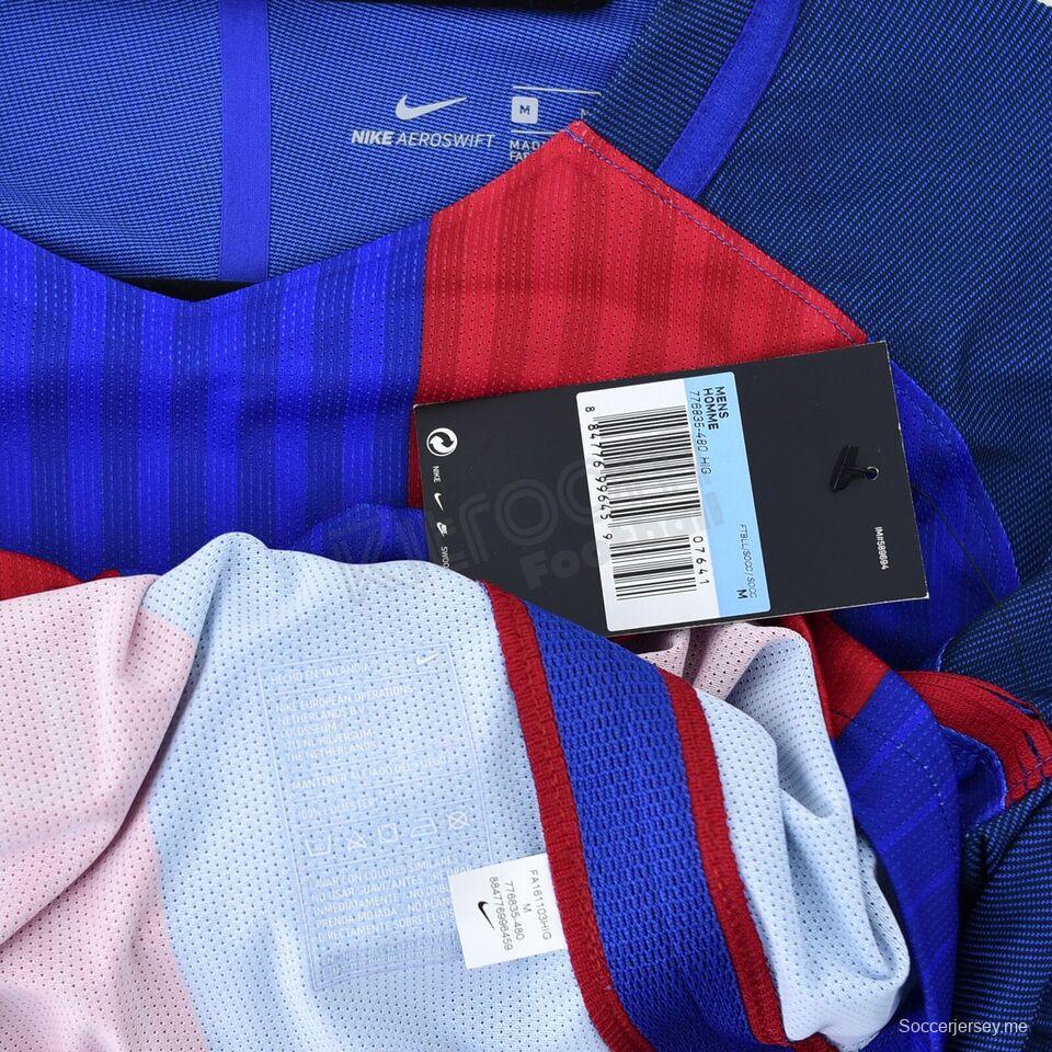 قميص بأكمام طويلة الأكمام ريترو 16/17 برشلونة هوم بأكمام طويلة
