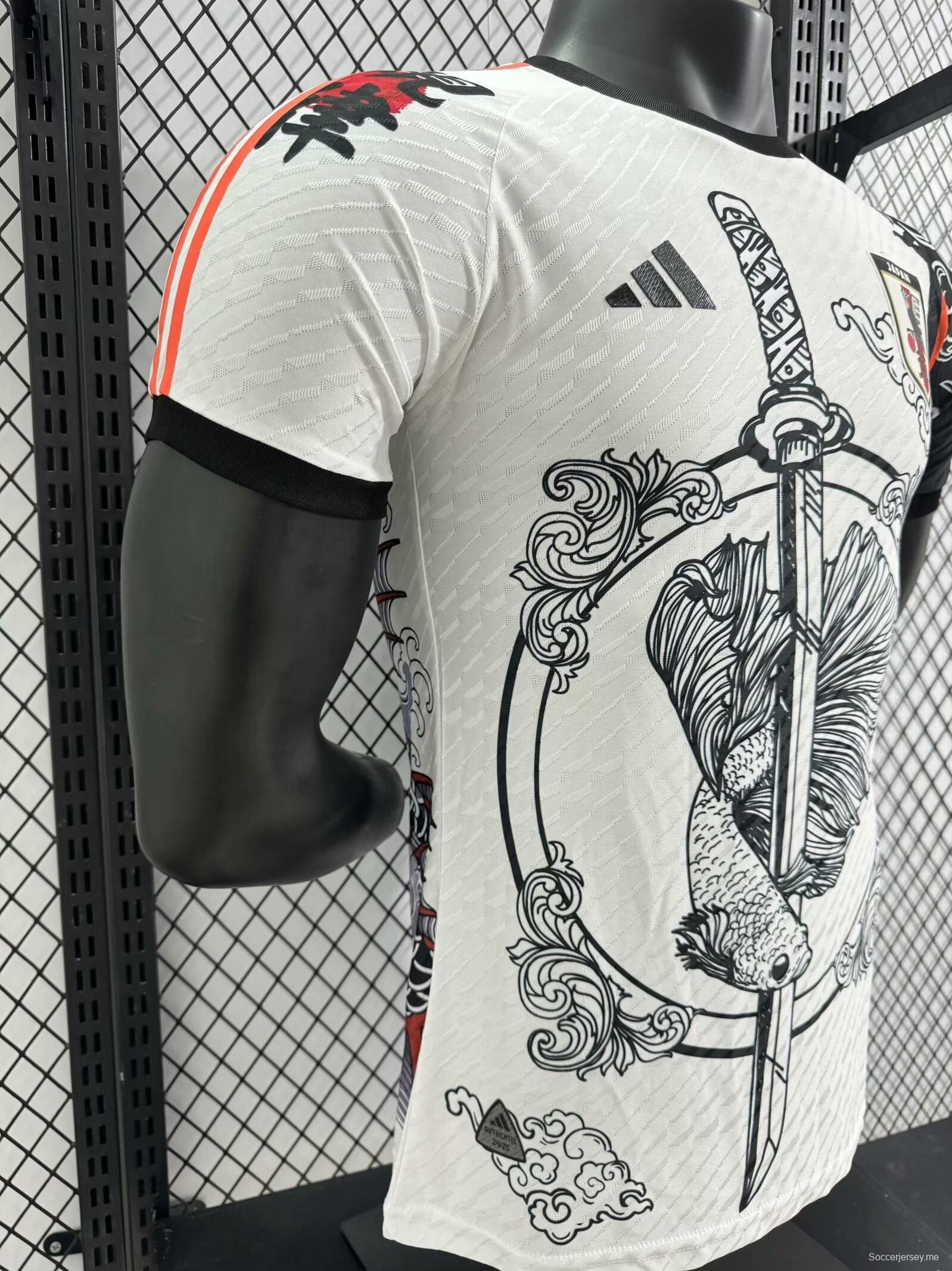 إصدار اللاعب 2024 قميص اليابان الأبيض الخاص 2024
