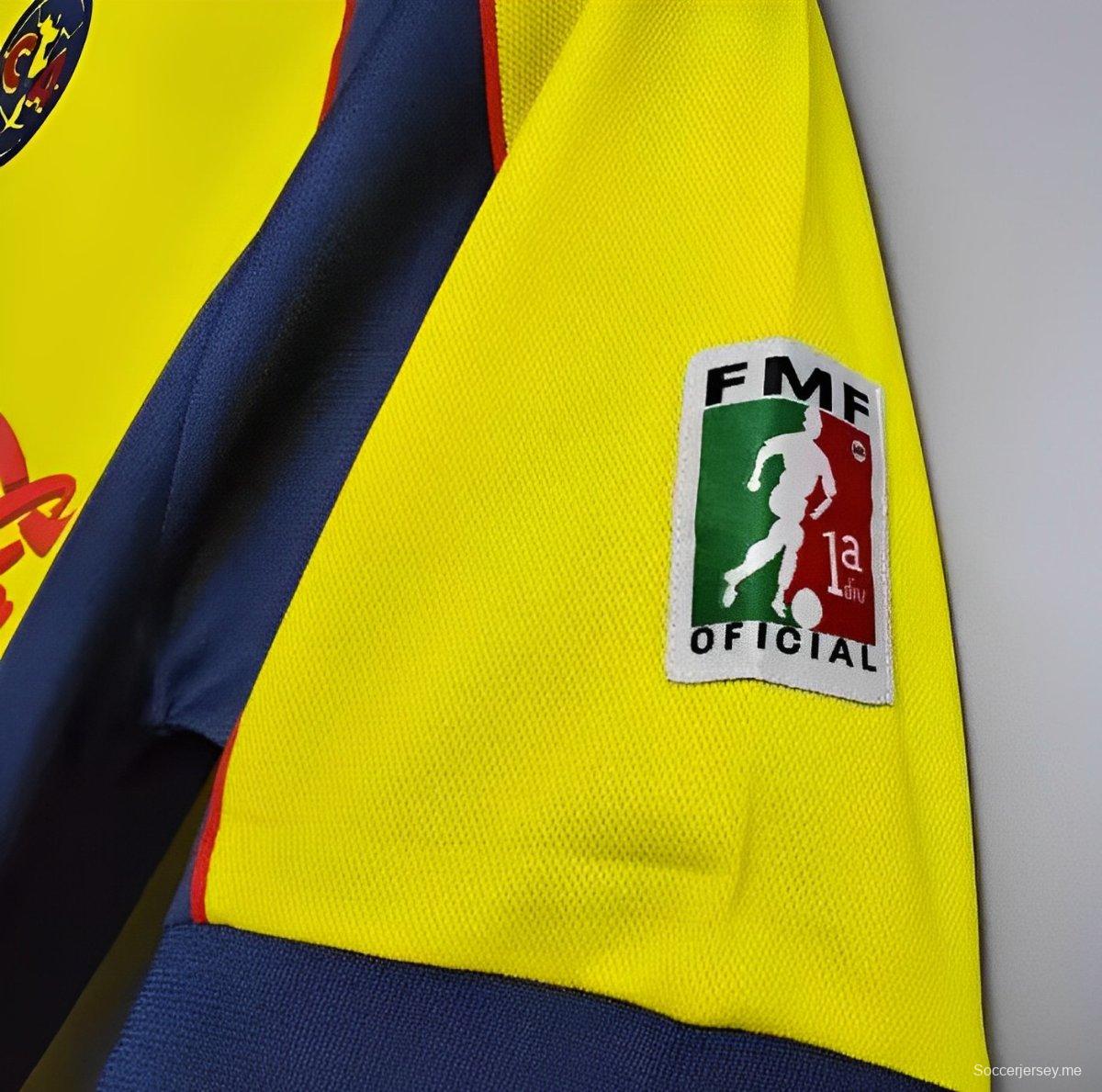 قميص ريترو 01/02 كلوب أمريكا هوم جيرسي
