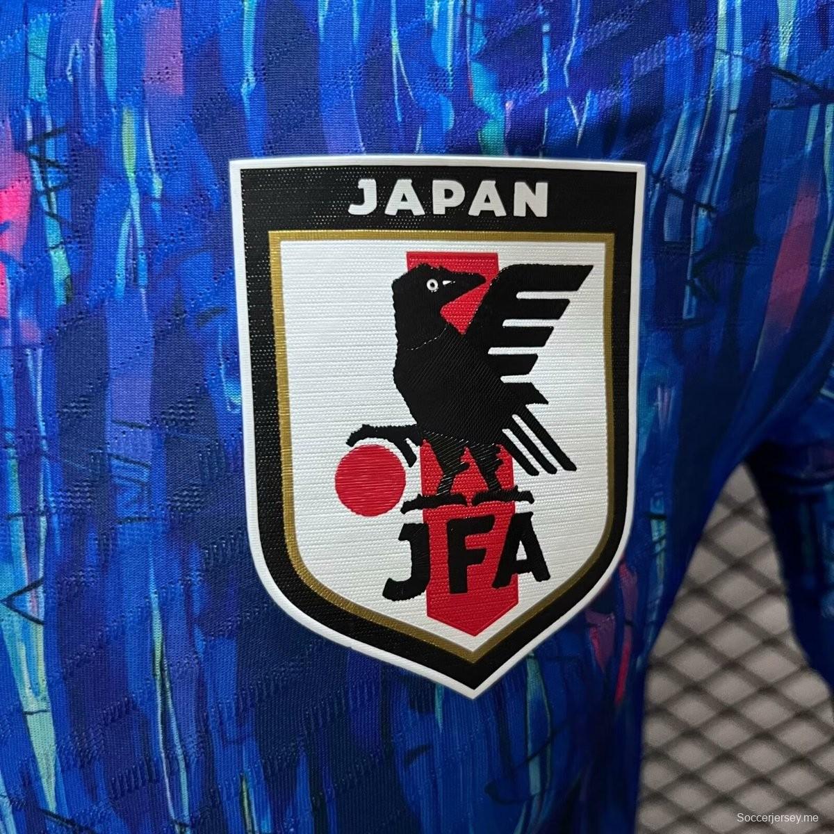 إصدار اللاعب 2024 قميص اليابان الأزرق الخاص 2024

