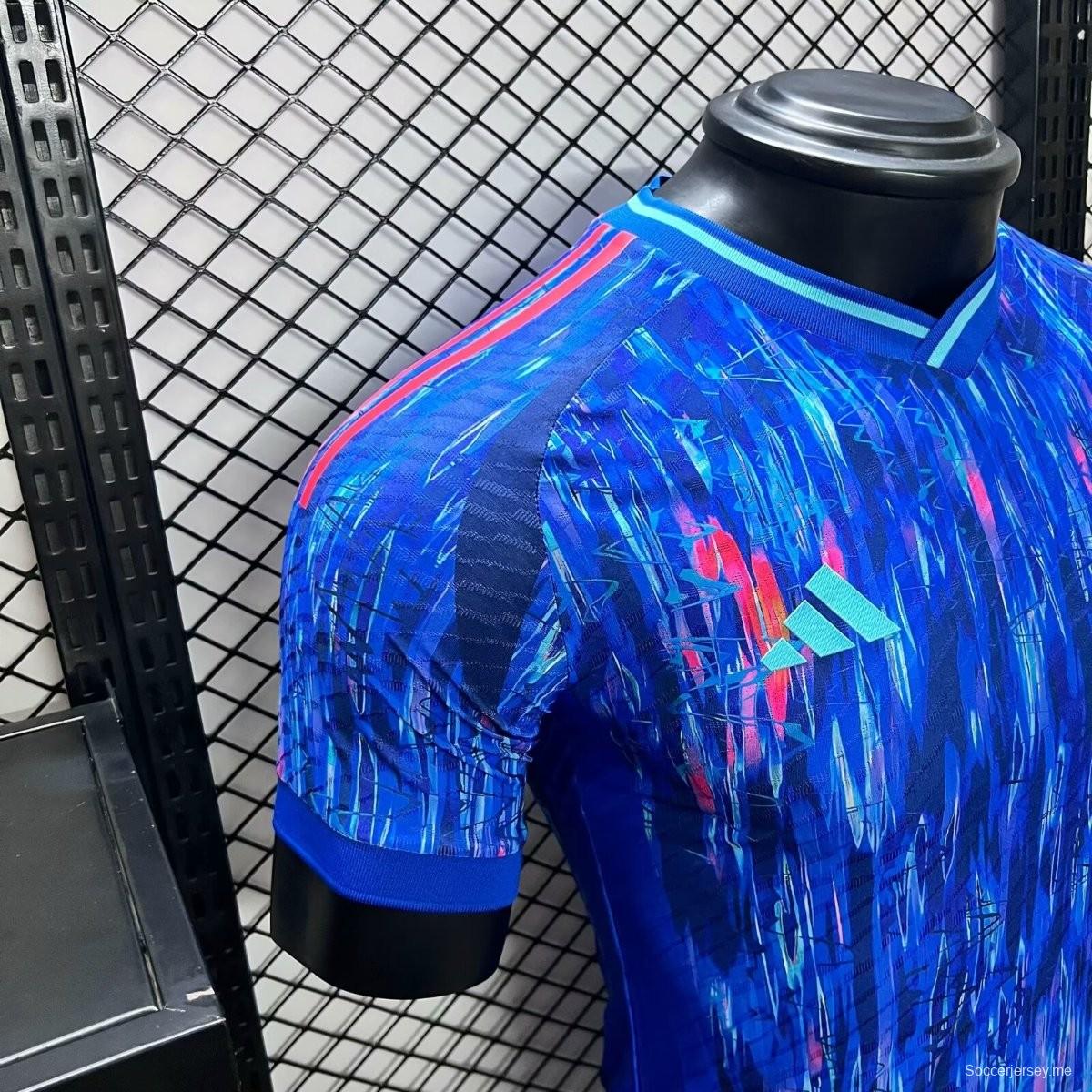 إصدار اللاعب 2024 قميص اليابان الأزرق الخاص 2024
