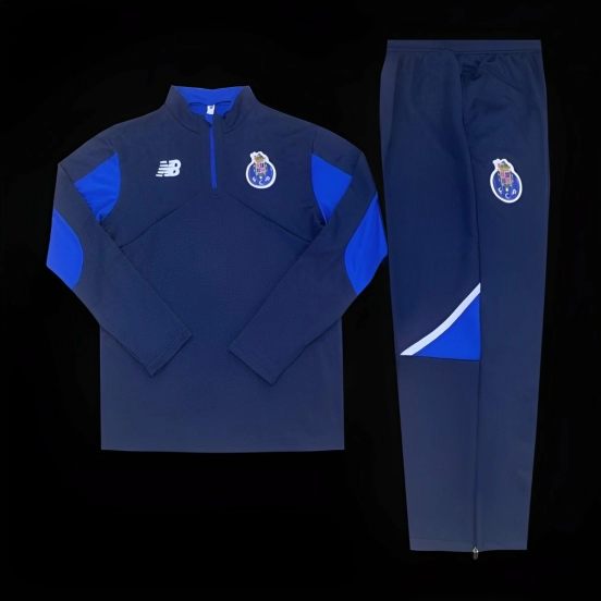 24/25 جاكيت بورتو كحلي نصف سحاب + بنطلون طويل
