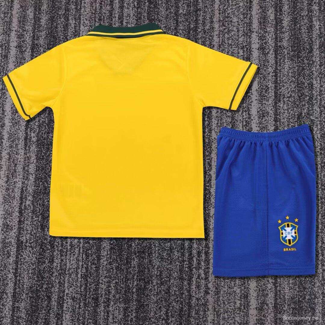 قميص منتخب البرازيل 1994 ريترو كيدز 1994
