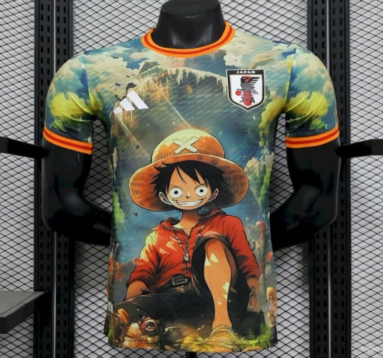 2025/26 نسخة لاعب 2025/26 لاعب اليابان ون بيس ون بيس - قميص مونكي دي لوفي