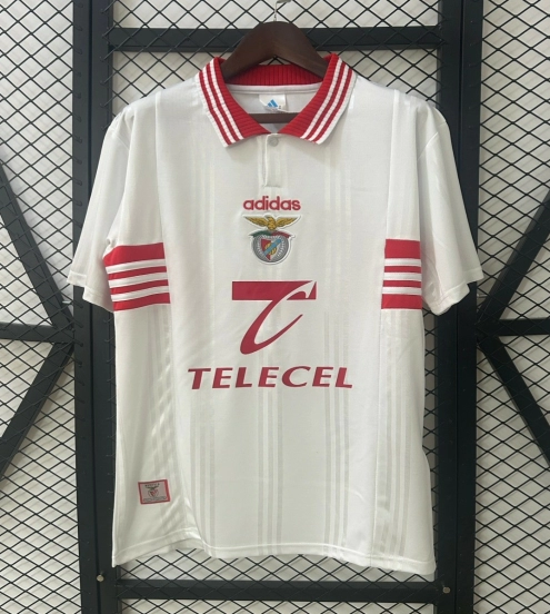 قميص بنفيكا 97/99 ريترو 97/99 أبيض خارجي