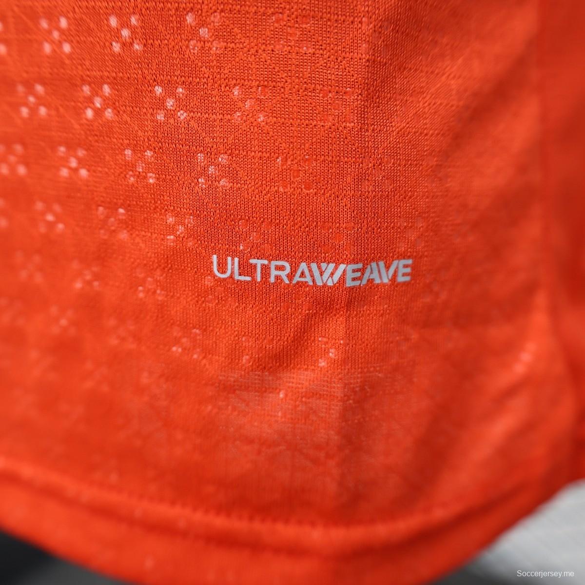 نسخة اللاعب 2024 قميص بأكمام طويلة الأكمام للبرتغال على أرضه