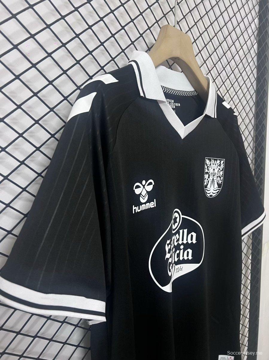 25/26 قميص سيلتا فيغو 2025 هوميل "شجرة الزيتون لـ100 عام" قميص أسود