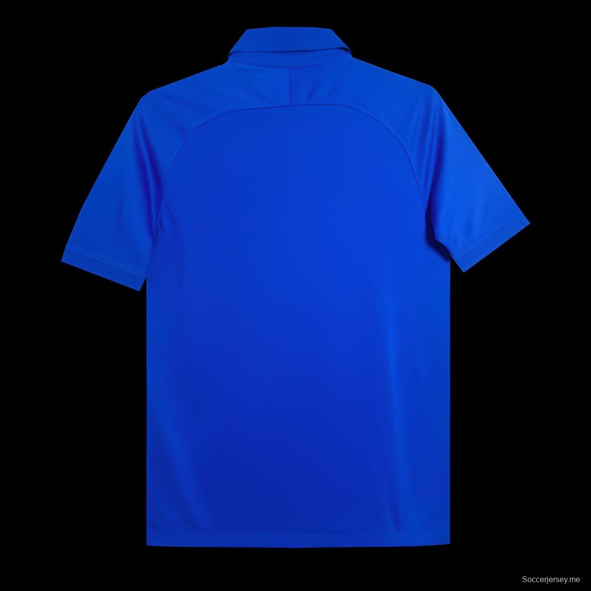 قميص المنتخب الفرنسي الرجعية 2019 ريترو 2019 بمناسبة مرور 100 عام على تأسيس فرنسا