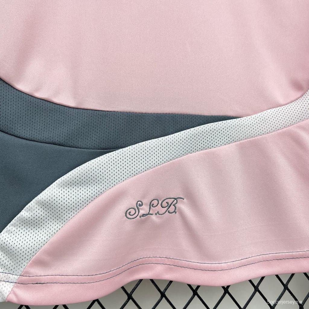 قميص بنفيكا الرجعية 07/08 بنفيكا خارجي وردي اللون الوردي