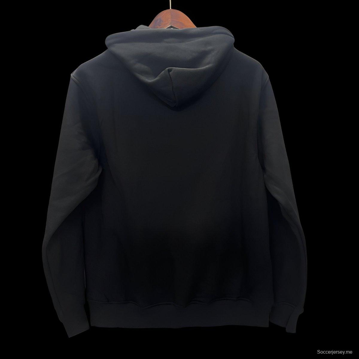 25/26 برشلونة ترافيس سكوت ترافيس سكوت هودي أسود بقبعة سوداء