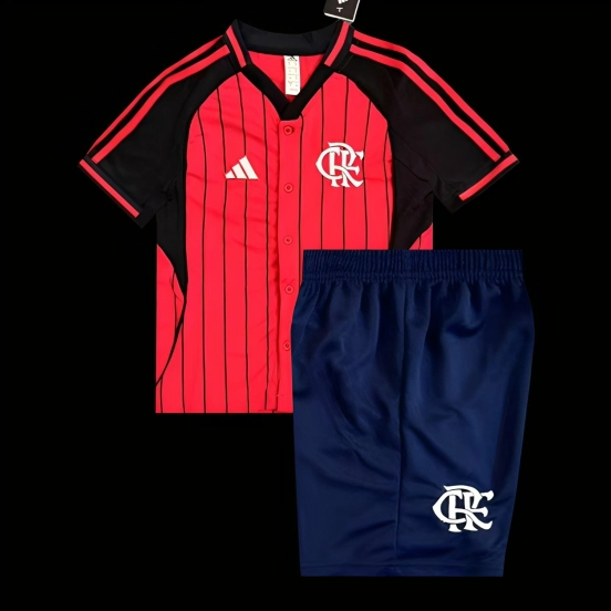 25/26 قميص بيسبول فلامنجو فلامنجو الولايات المتحدة للأطفال