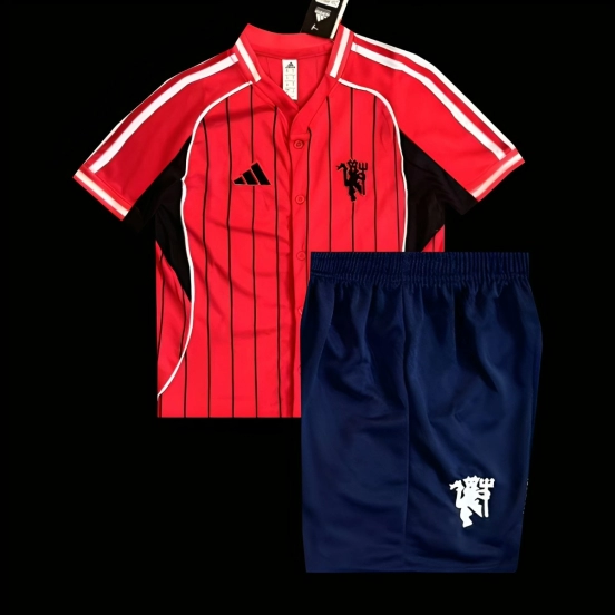 25/26 قميص بيسبول مانشستر يونايتد الأمريكي للأطفال