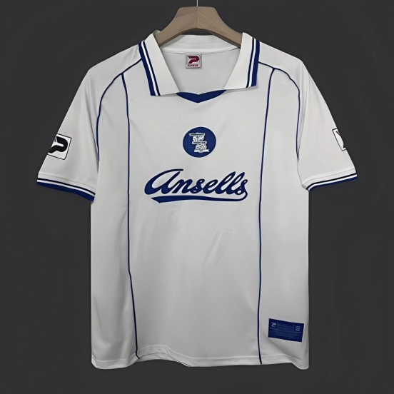 قميص ريترو 84/85 بيرمنجهام سيتي Away أبيض اللون
