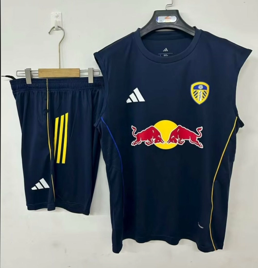 25/26 قميص ليدز يونايتد فيست أزرق ملكي+ شورت أزرق ملكي