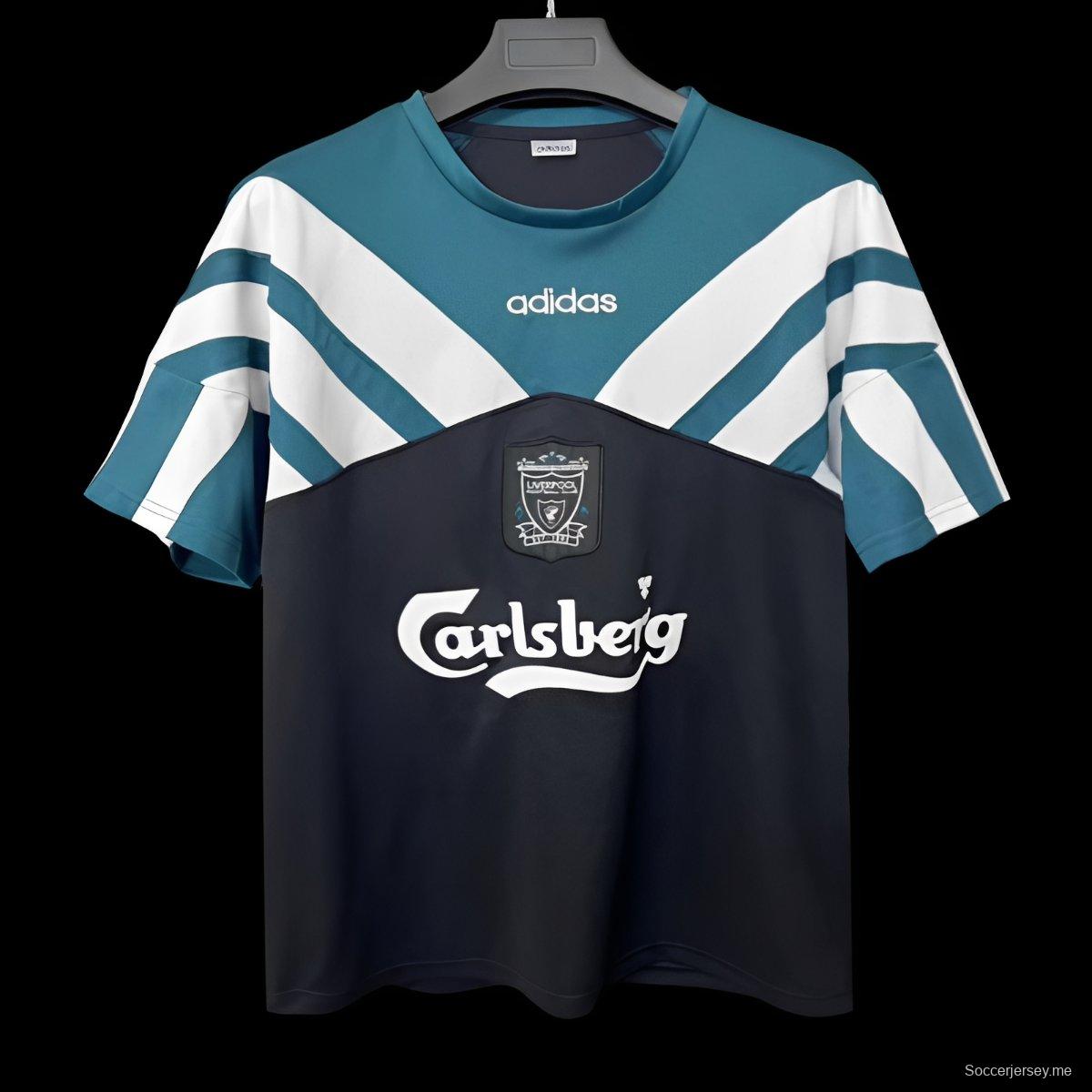 قميص قطني من Adidas لفريق ليفربول موسم 95/96