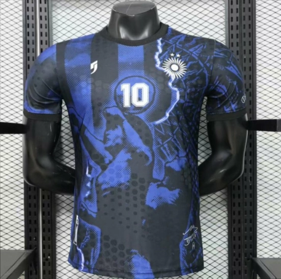 قميص اللاعب الإصدار 2026، طراز "الأرجنتين الأسود والأزرق" (الإصدار الخاص)