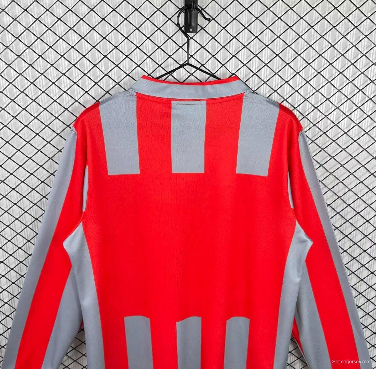 قميص كريمونسي الأمريكي الرجالي ذو الأكمام الطويلة من موسم 1995/96