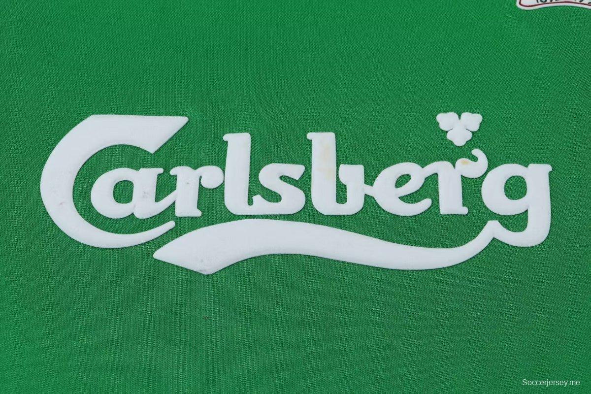 قميص ليفربول الأخضر للضيوف للأطفال من موسم 92/93