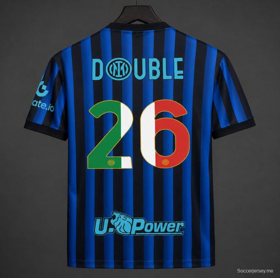 قميص إنتر ميلان للعب على أرضه "DOUBLE 26" الإصدار الخاص 2025/2026