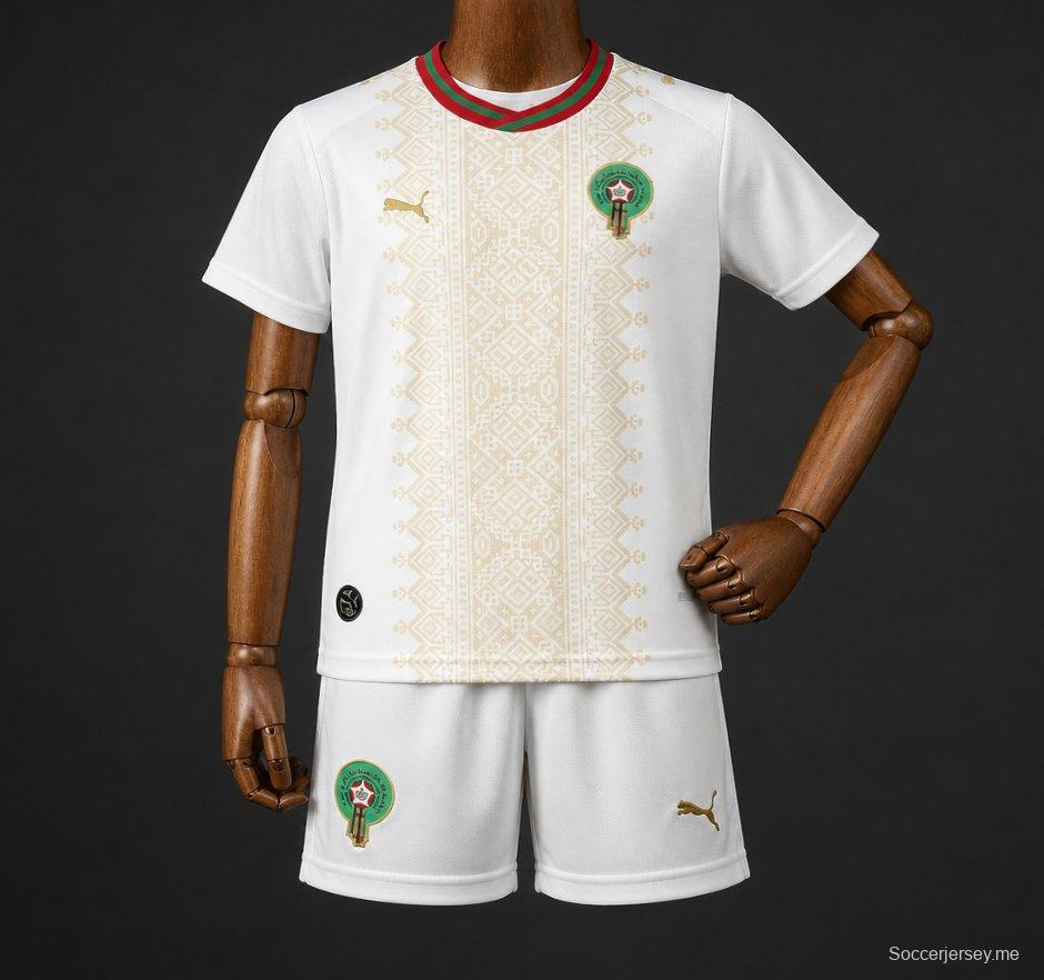 الزي الخارجي لمنتخب المغرب للأطفال في كأس العالم 2026