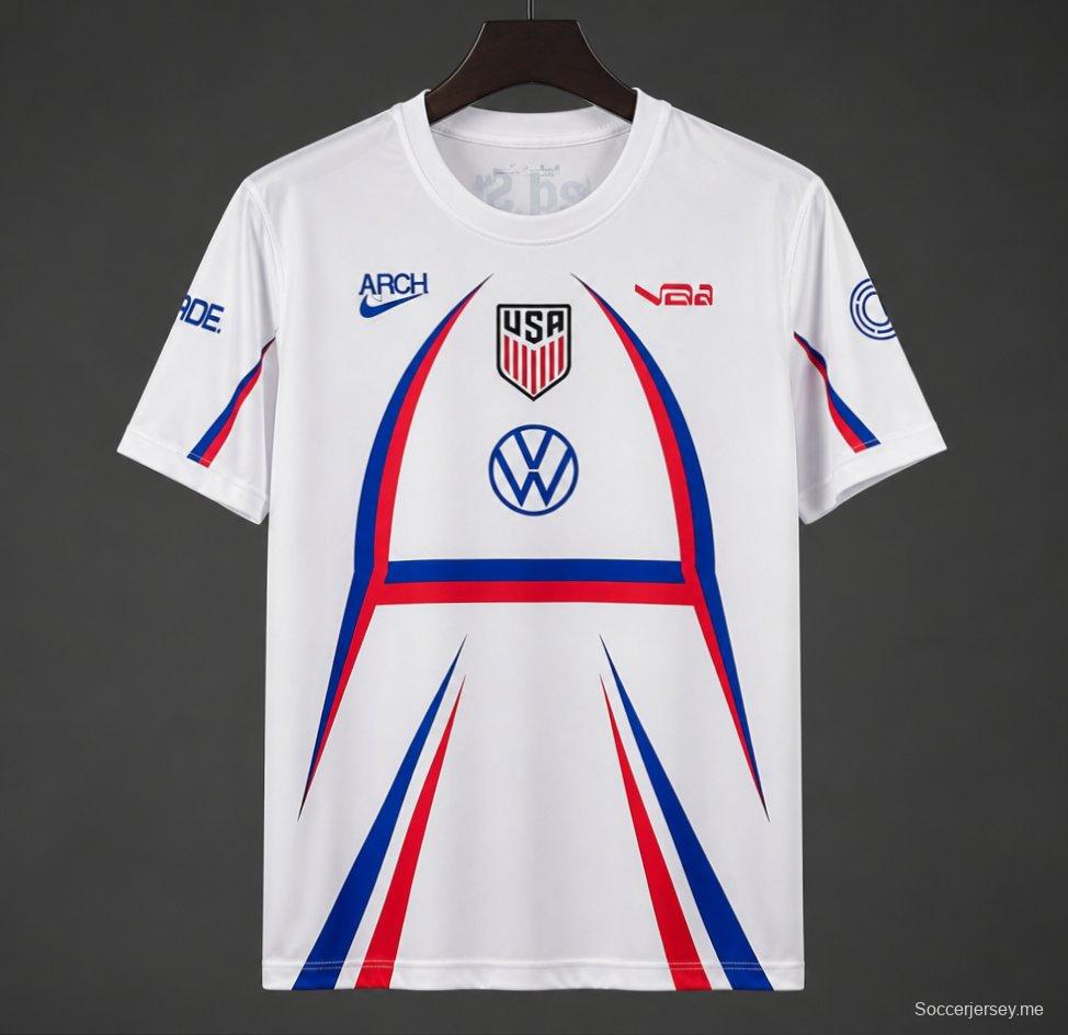 2026 الولايات المتحدة الأمريكية قميص ما قبل المباراة Nike x USMNT x V.A.A. Academy Pro